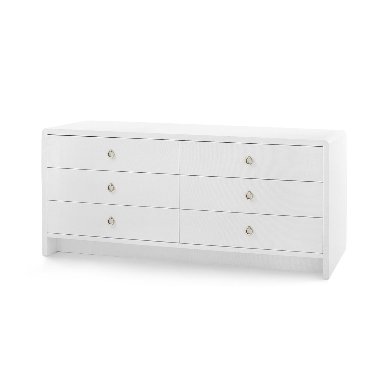 Bryant Linen Extra Wide Large 6-Drawer, Chiffon White