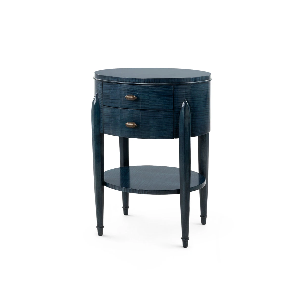 Natalie 2-Drawer Side Table, Dusky Ocean