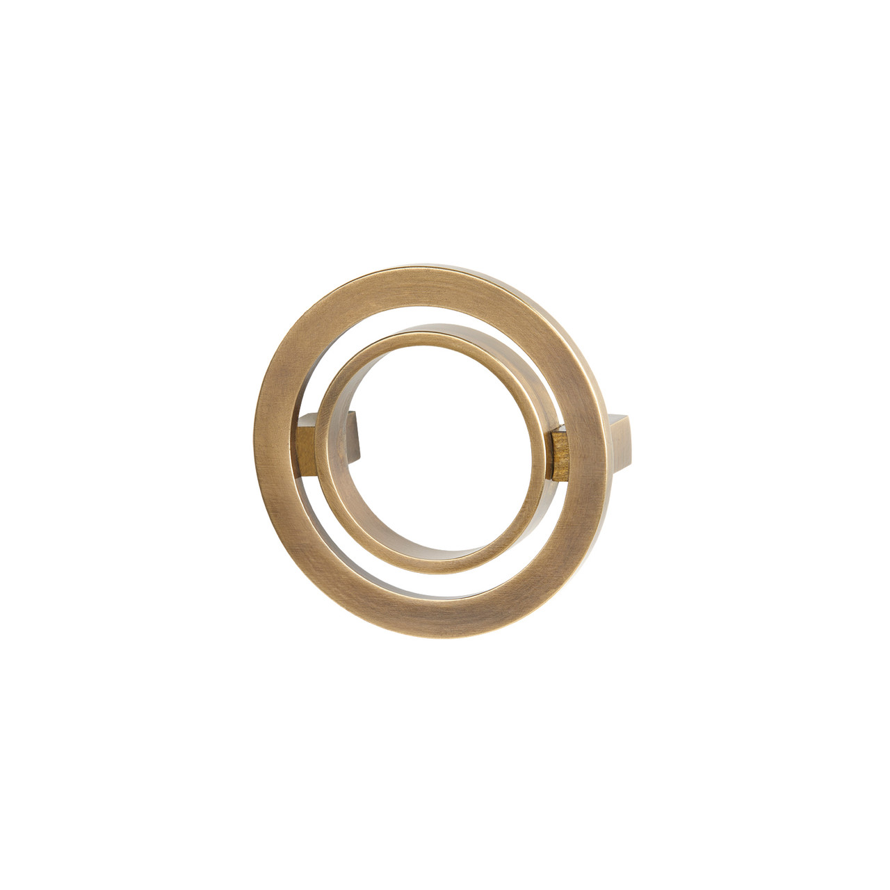 Tate Pull, Antique Brass