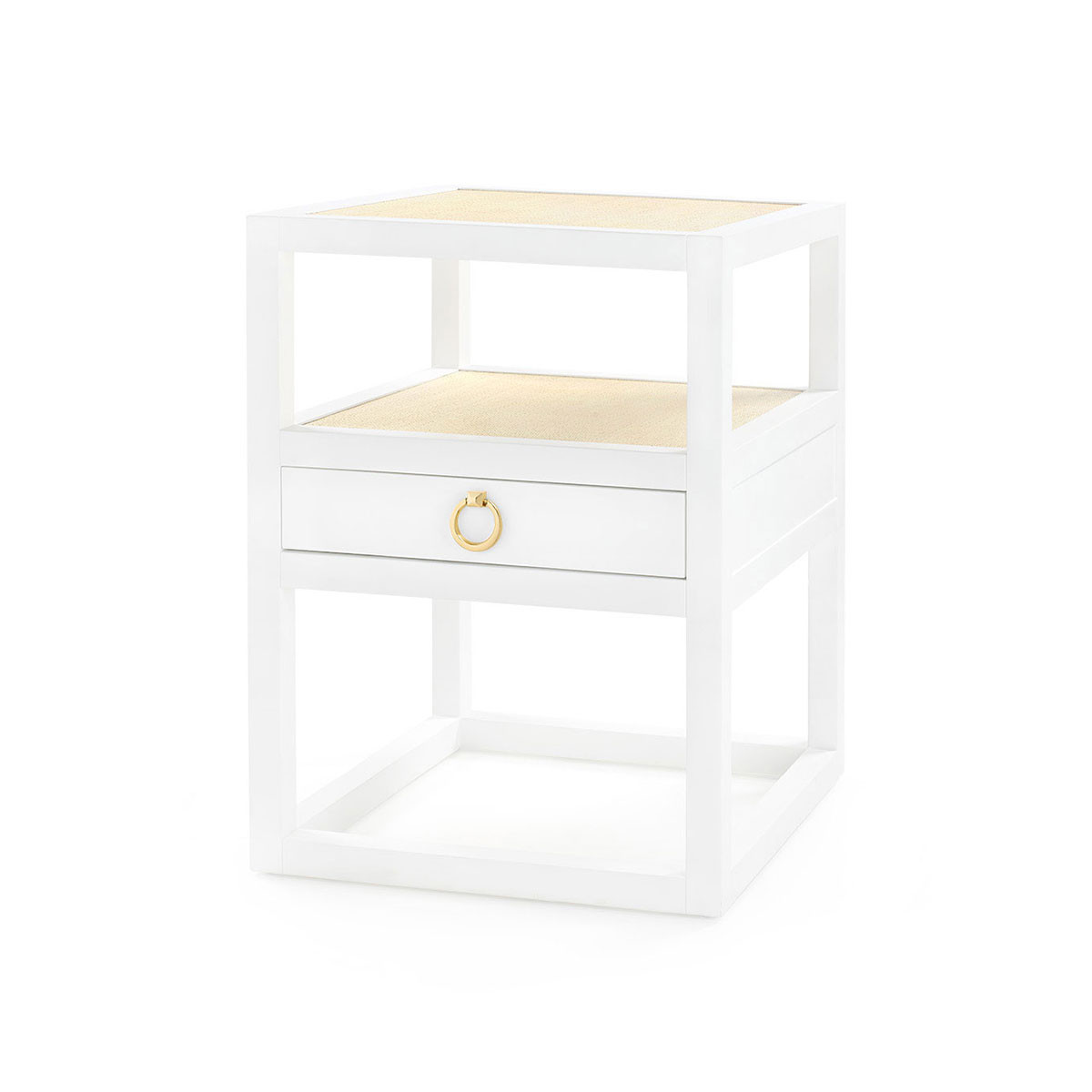 Polo 1-Drawer Side Table, Vanilla