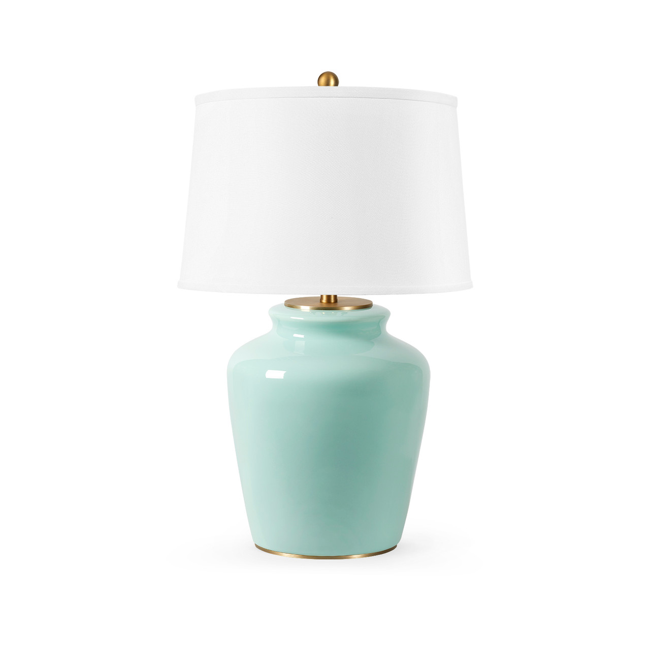 Aksel Lamp Without Shade, Pacific Teal