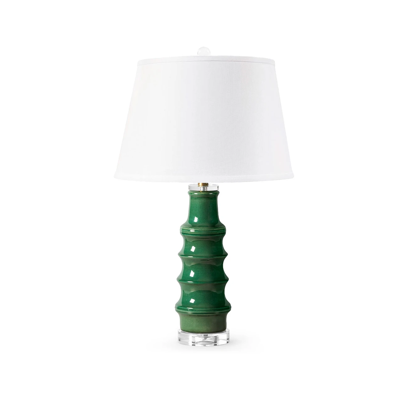 Jesse Lamp with Shade 16-inch White Linen, with Gold, Sherwood Forest