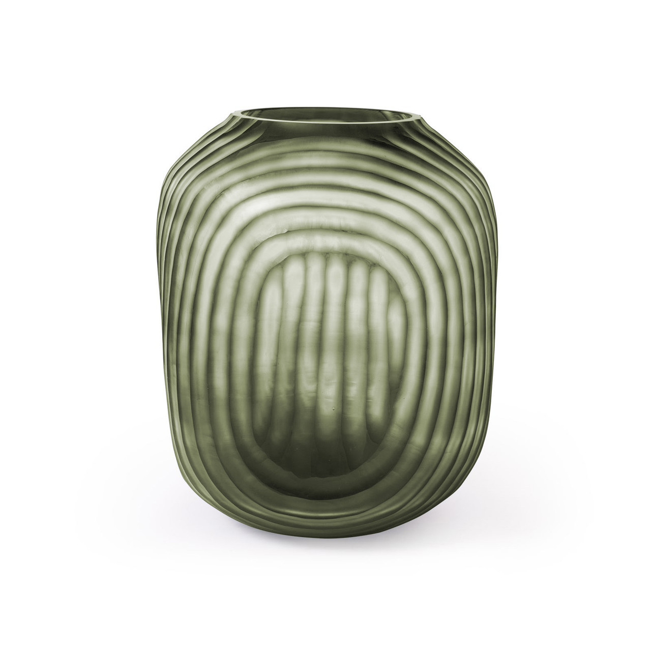 Circle Large Vase, Nori Green