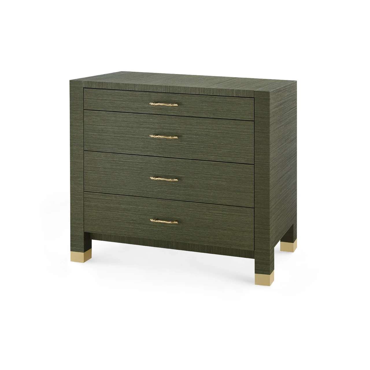 Camden Large 4-Drawer, Deep Olive