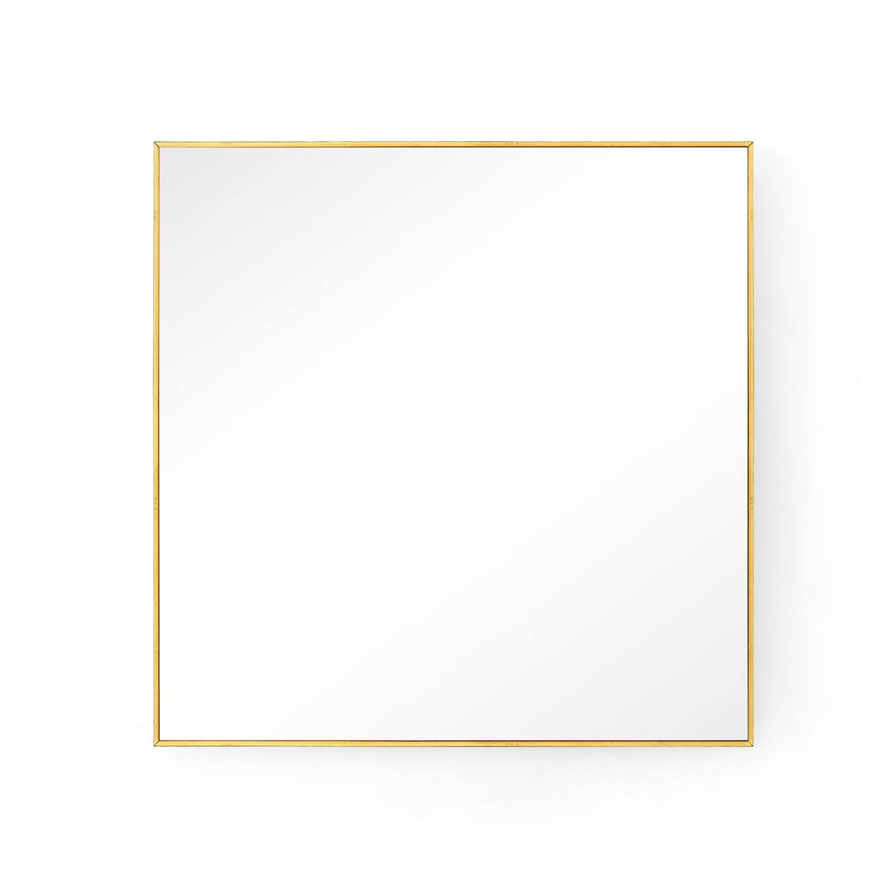 Clarence Large Mirror, Polished Brass
