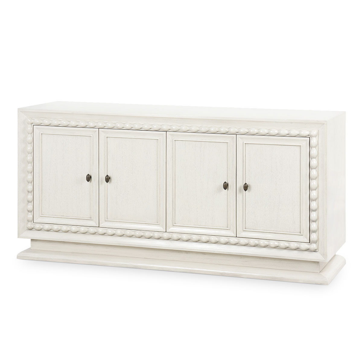Maxwell 4-Door Cabinet, Sailcloth Sheen