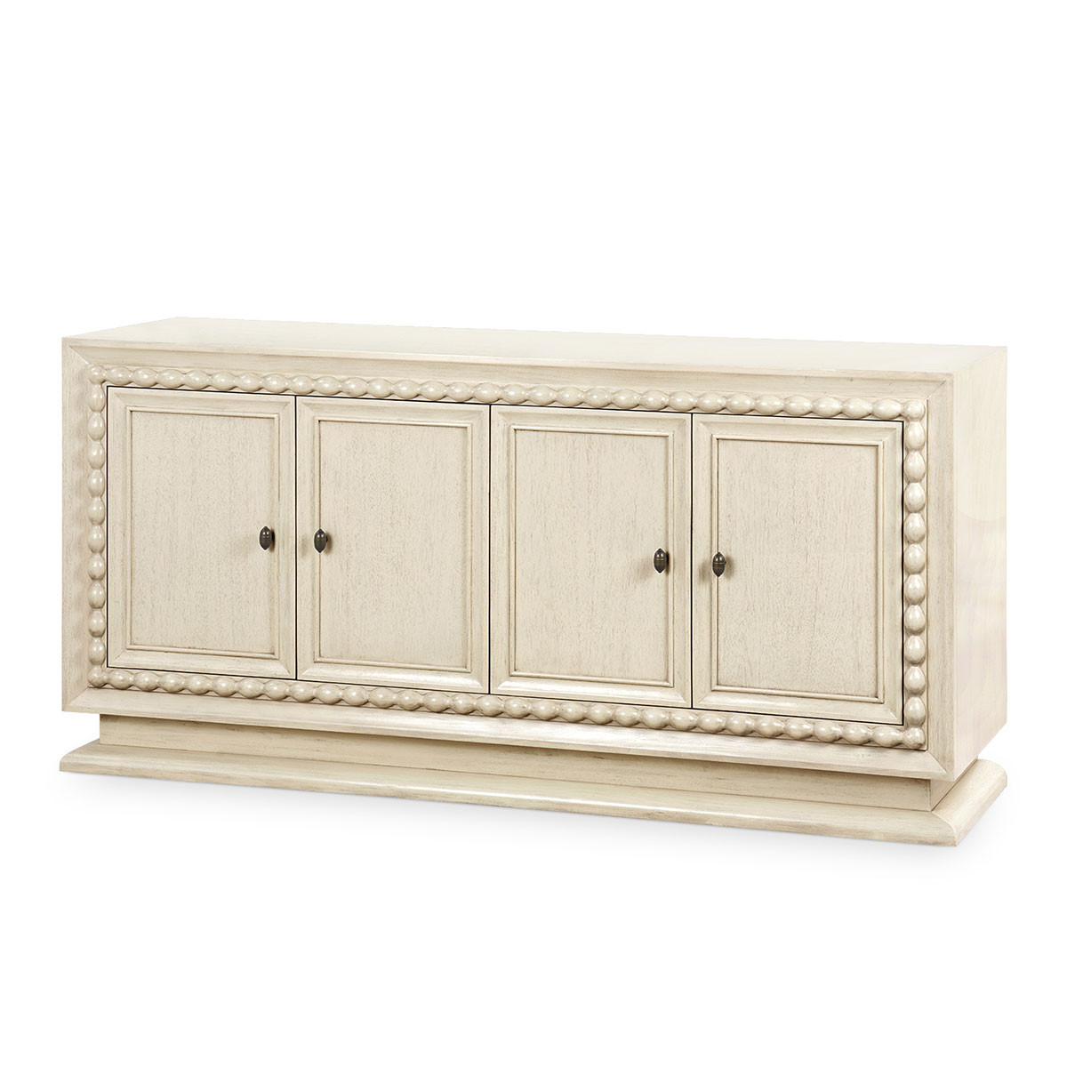 Maxwell 4-Door Cabinet, Sailcloth Sheen