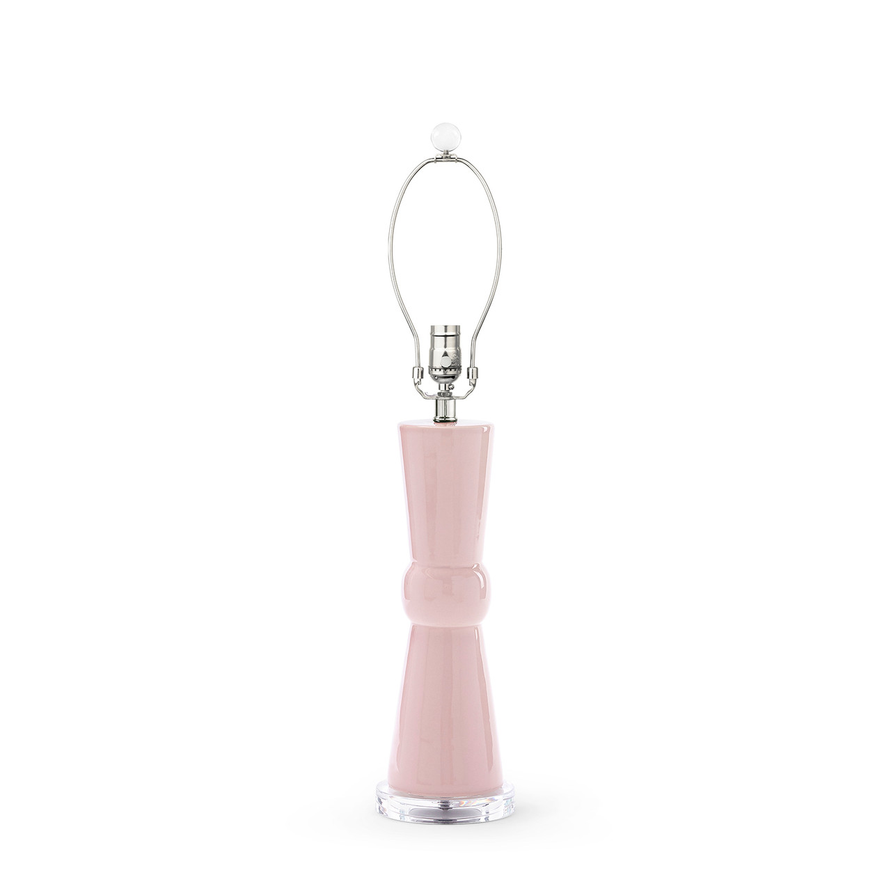 Clarissa Lamp Without Shade, Pink