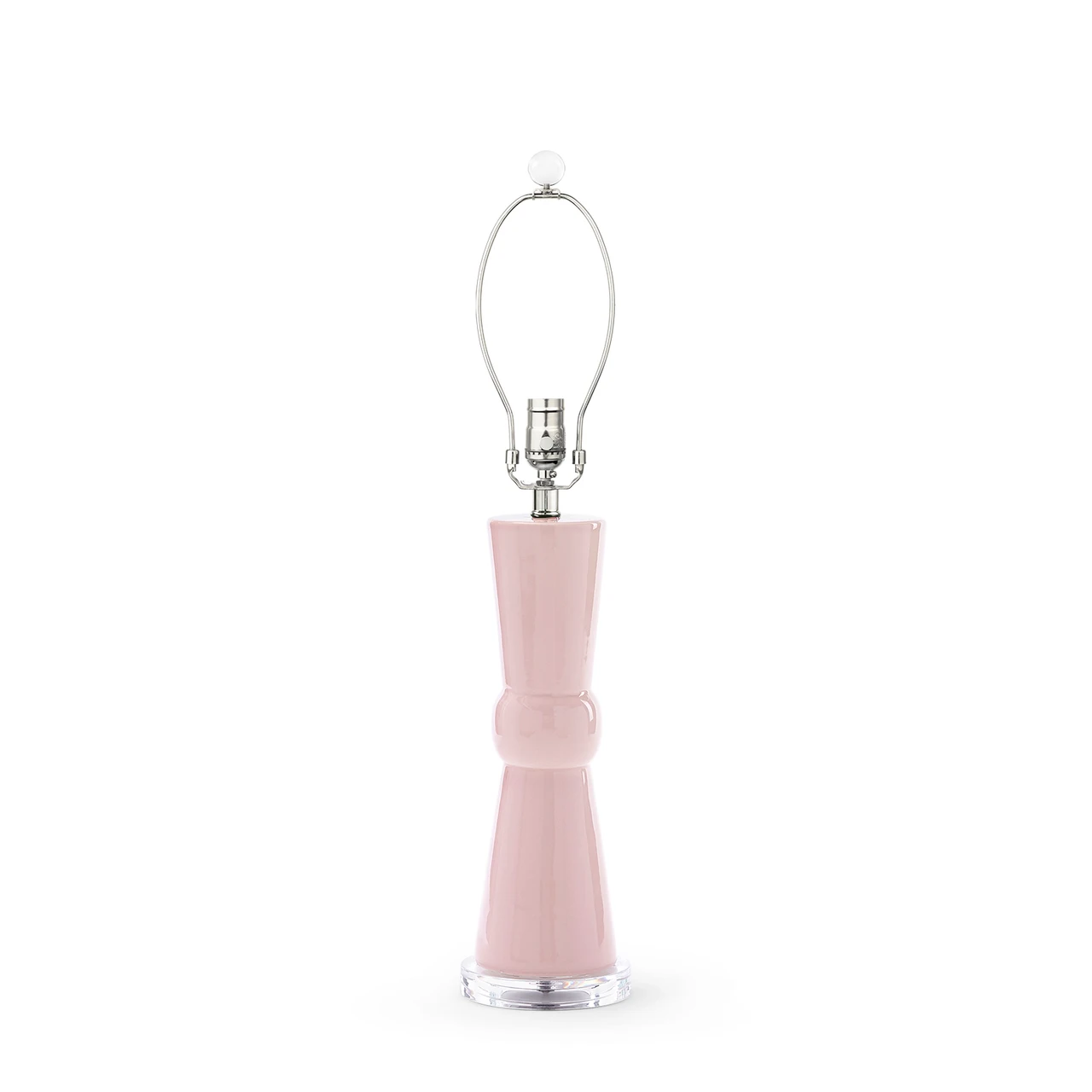 Clarissa Lamp Without Shade, Pink