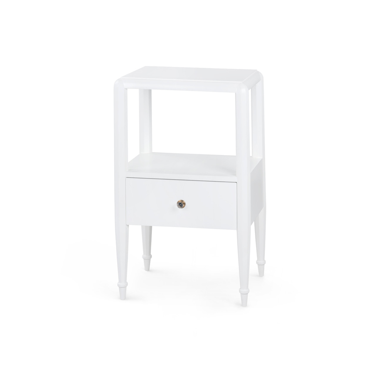 Lilian 1-Drawer Side Table, Vanilla