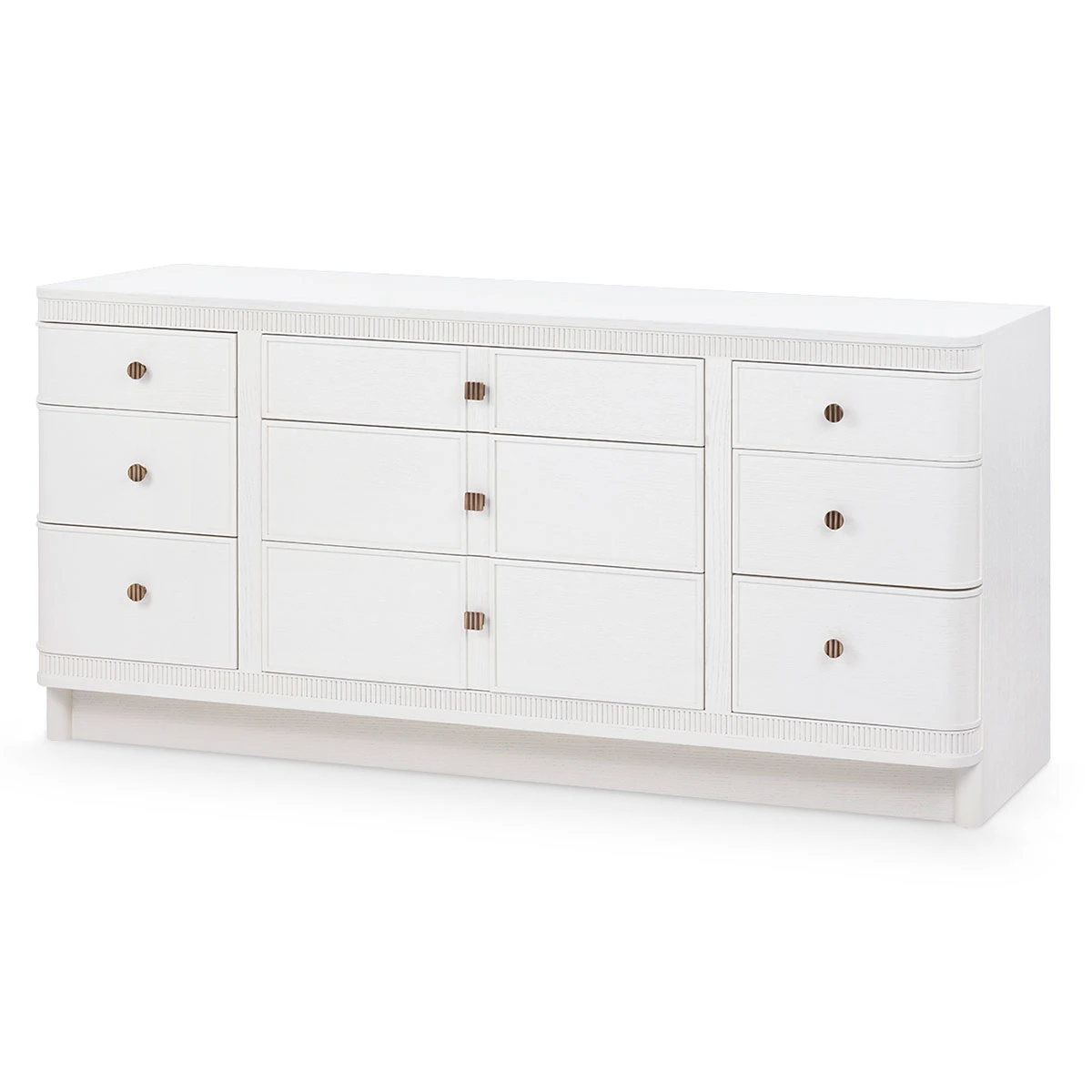 Sienna 9-Drawer Cabinet, Glazed Whisper White