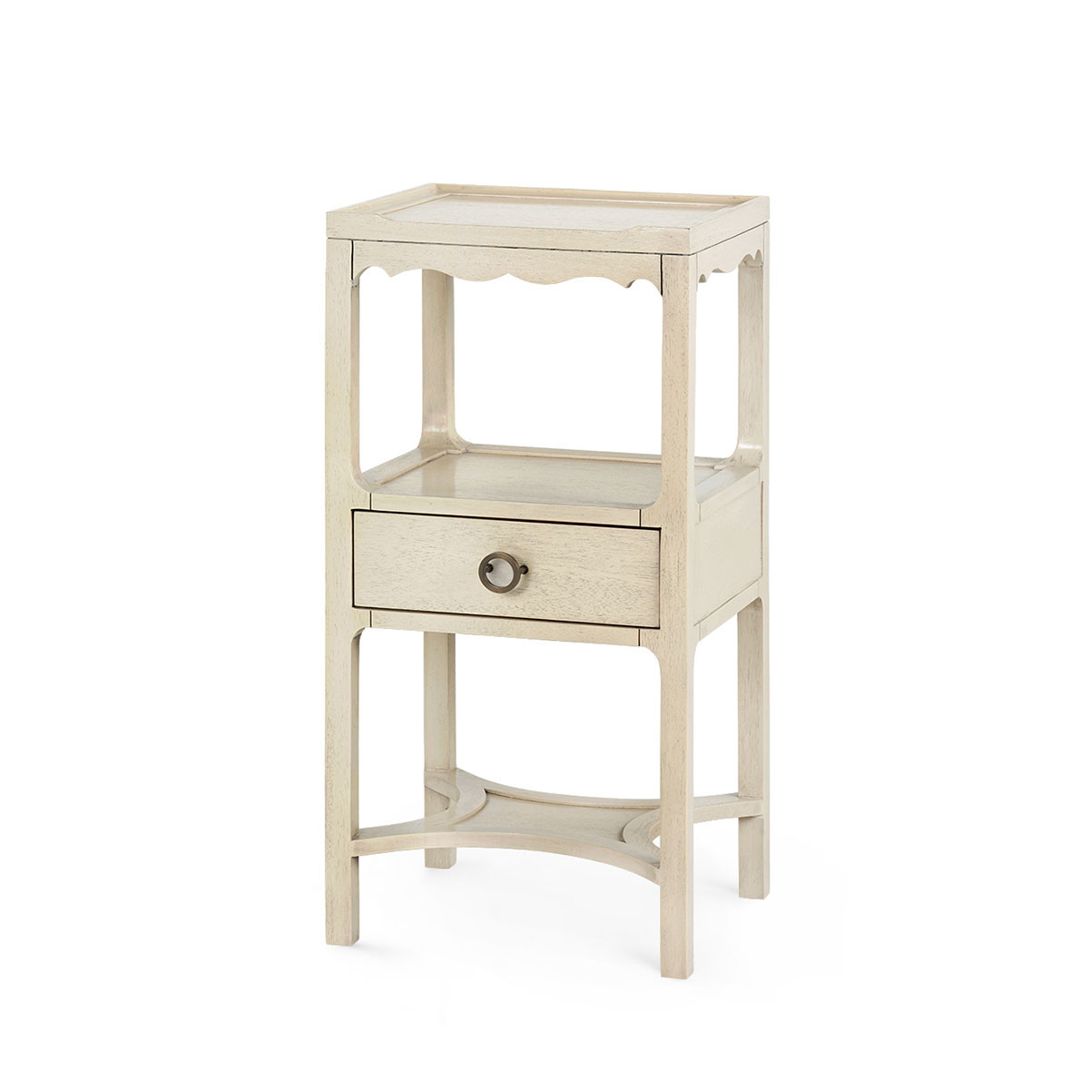 Sara 1-Drawer Side Table, Sailcloth Sheen