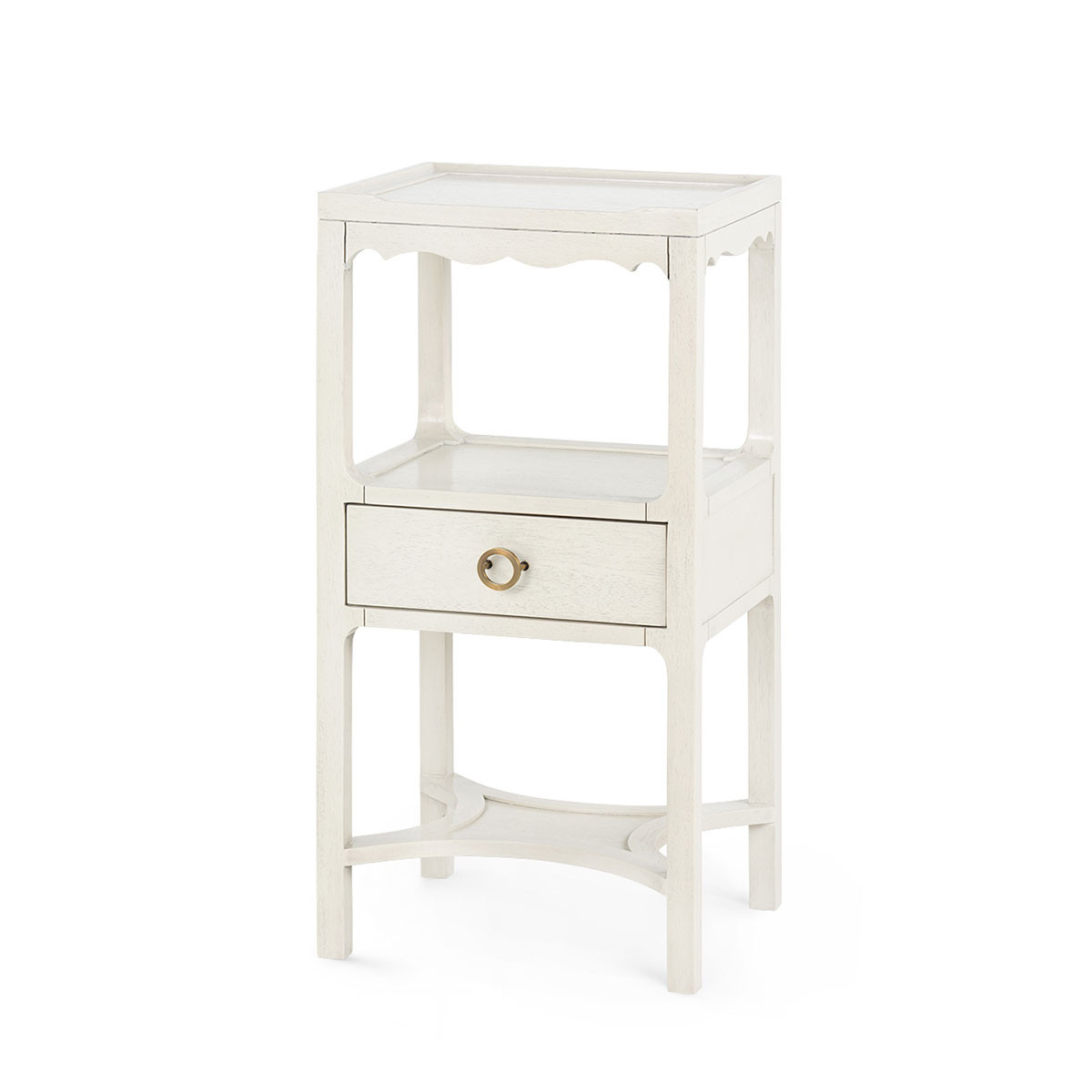 Sara 1-Drawer Side Table, Sailcloth Sheen