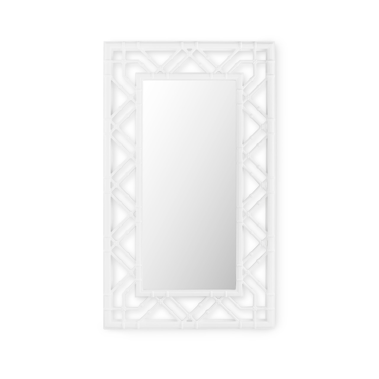 Callista Mirror - Large, Ghost White