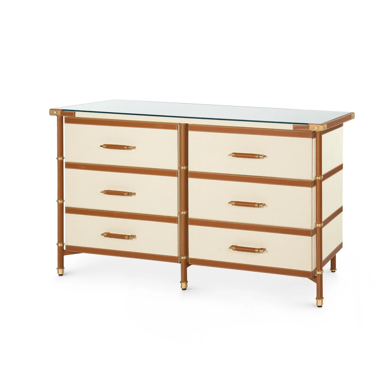 Toulon 6-Drawer, Tan