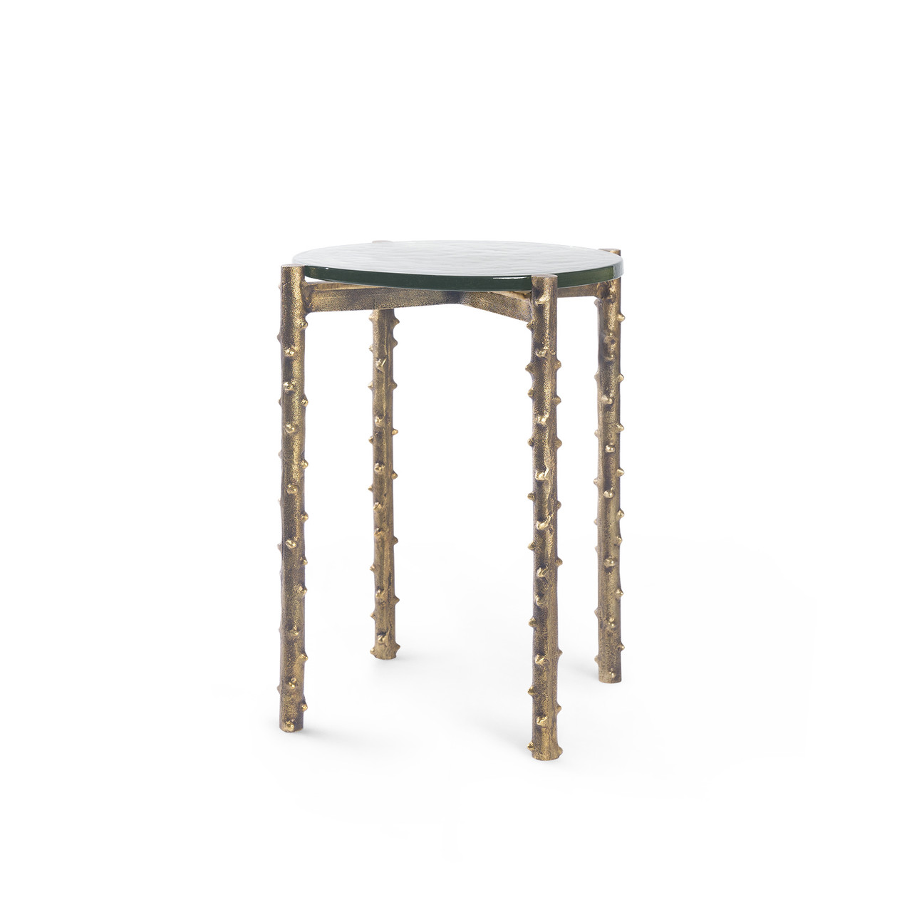 Callum Accent Table, Antique Brass
