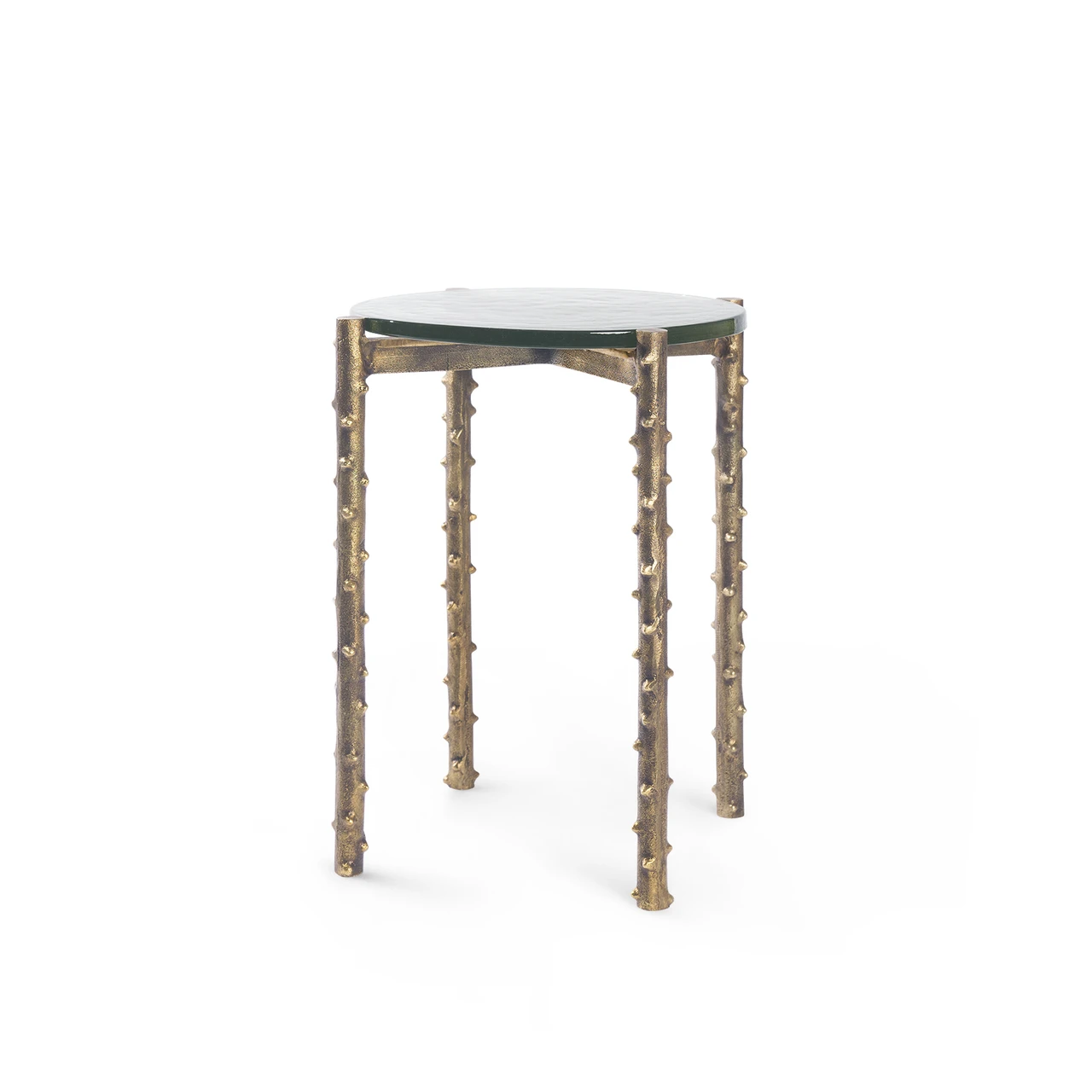 Callum Accent Table, Antique Brass