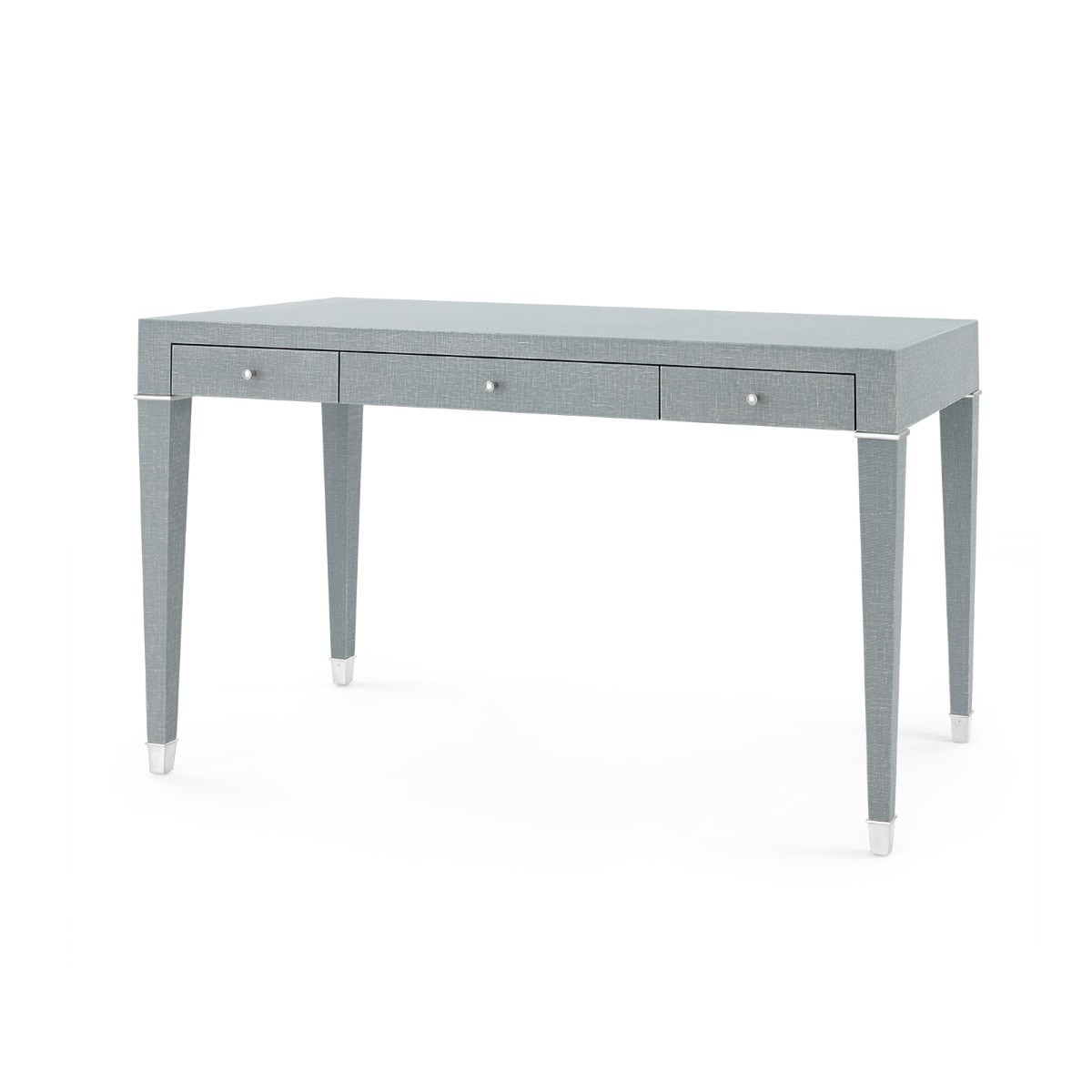 Claudette Desk, Washed Winter Gray, Nickel