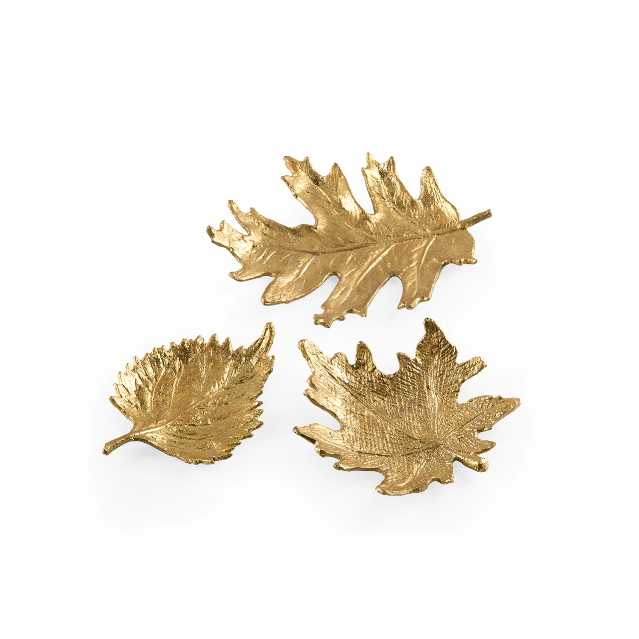 Adirondack Nesting Bowls Set of 3, Gold Leaf