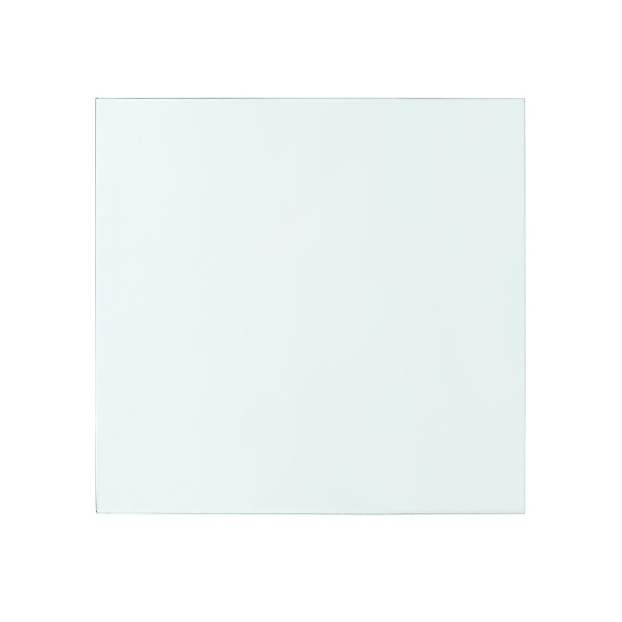 Carmen 2-Drawer Side Table Glass Top, Clear