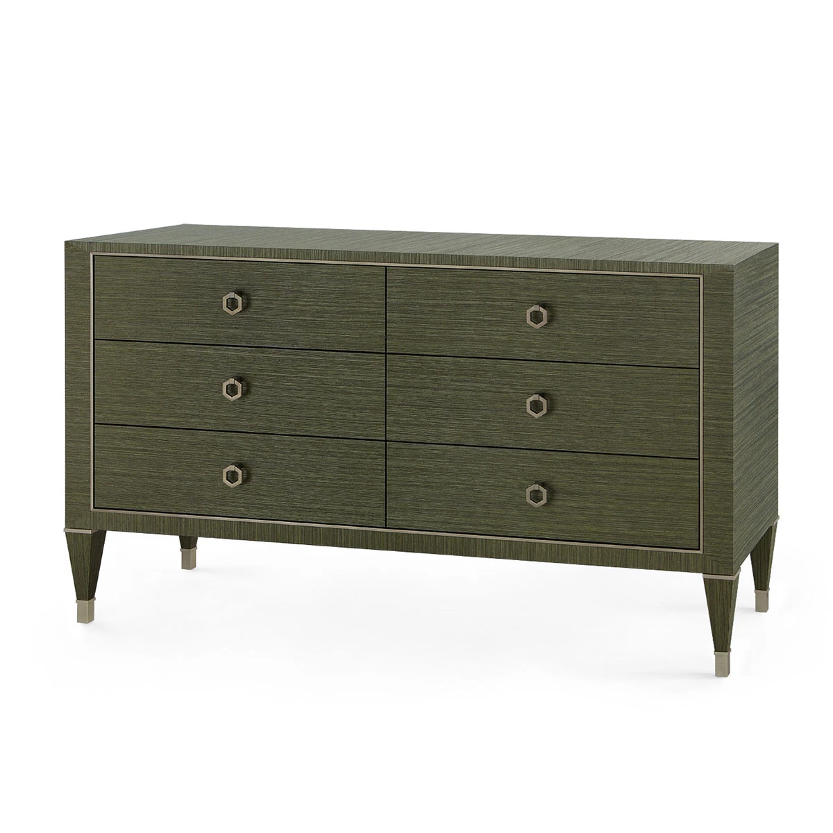 Morris Extra Large 6-Drawer, Deep Olive
