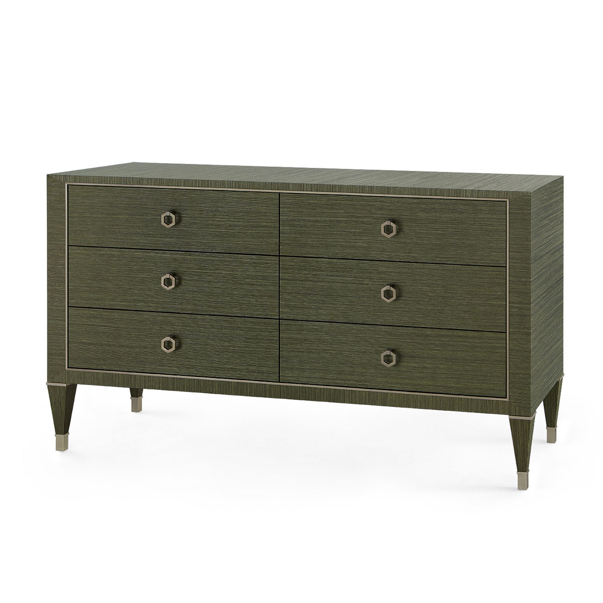 Morris Extra Large 6-Drawer, Deep Olive