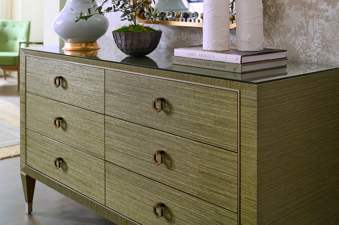 Morris Extra Large 6-Drawer, Deep Olive