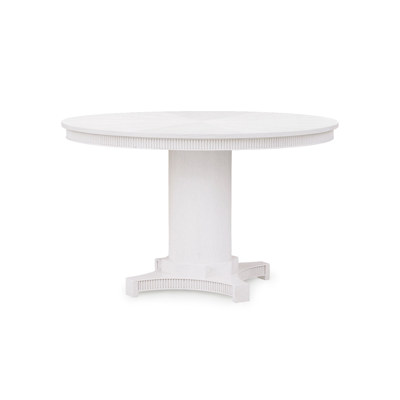 Kinsley 48" Dining Table, Glazed Whisper White