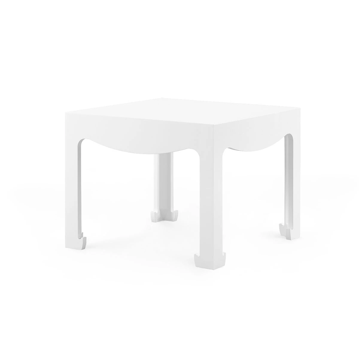 Jacqui Tea Table, Chiffon White