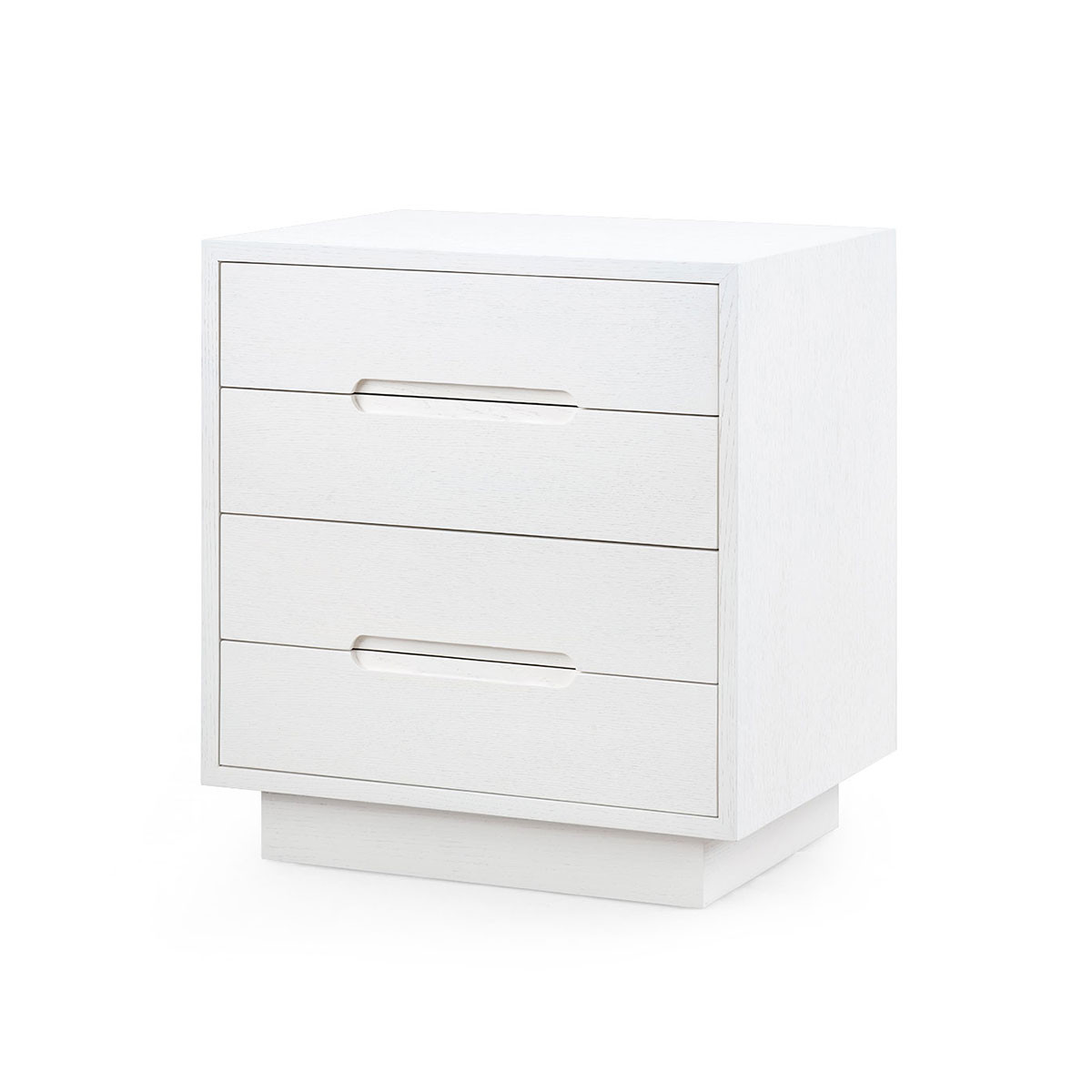 Cora 4-Drawer Side Table, Soft White