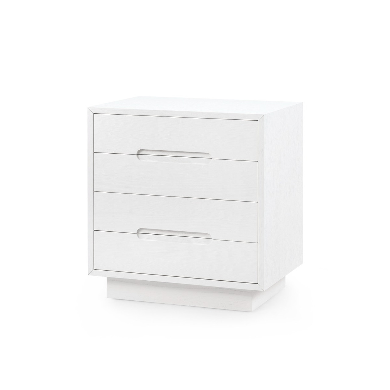 Cora 4-Drawer Side Table, Soft White