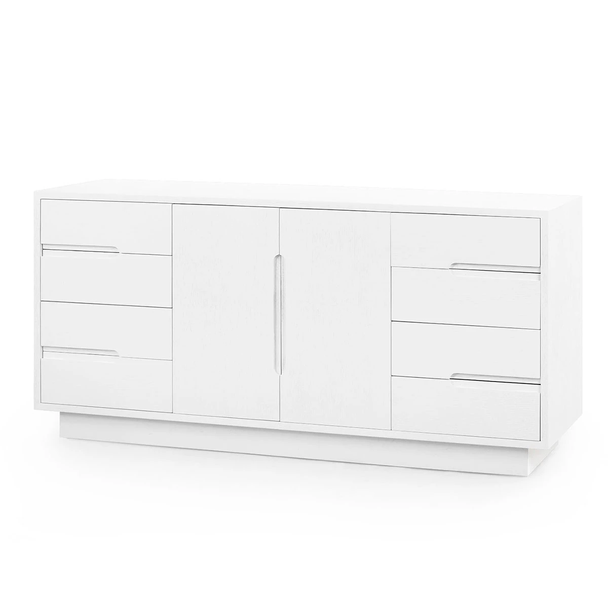 Cora 8-Drawer & 2-Door Cabinet, Soft White