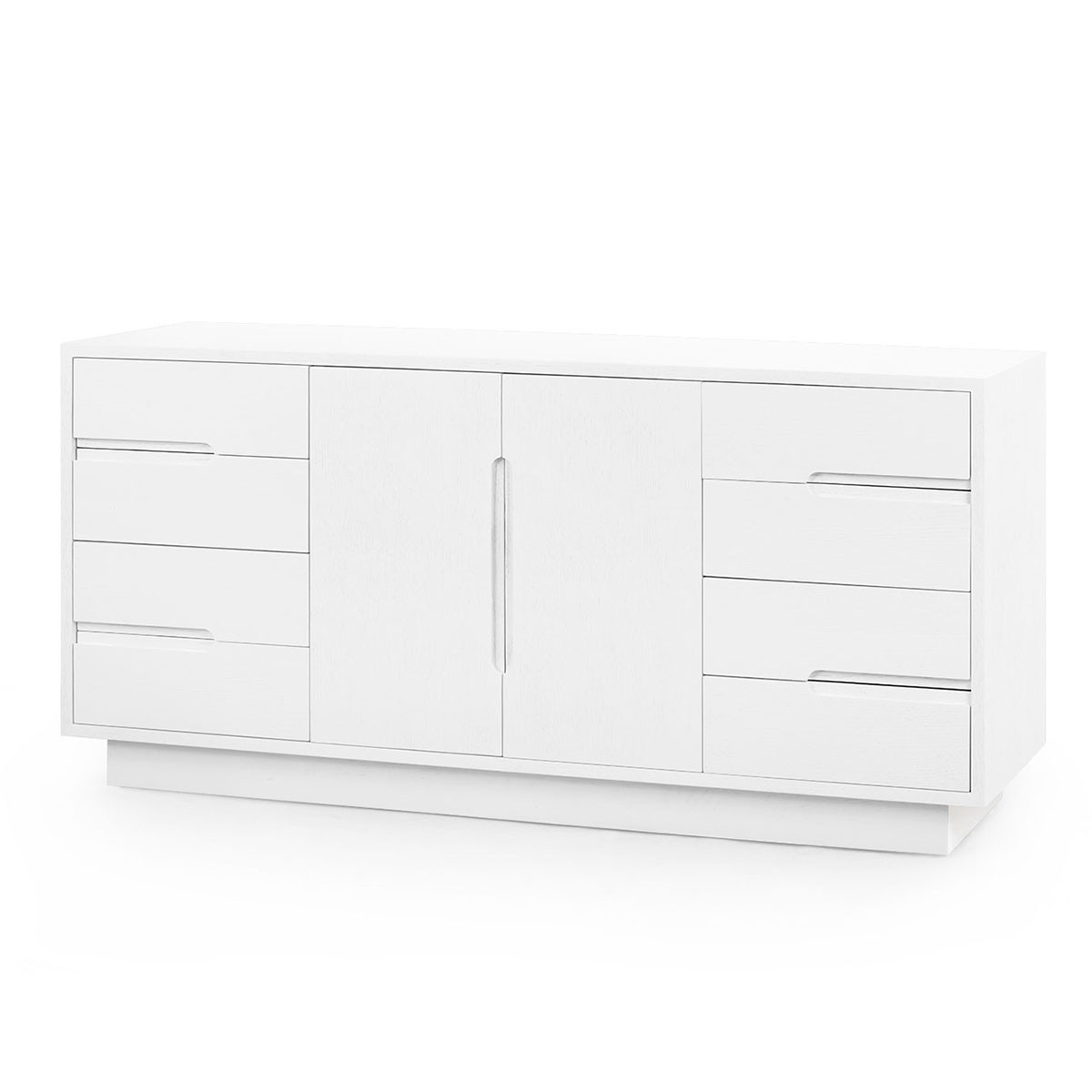 Cora 8-Drawer & 2-Door Cabinet, Soft White