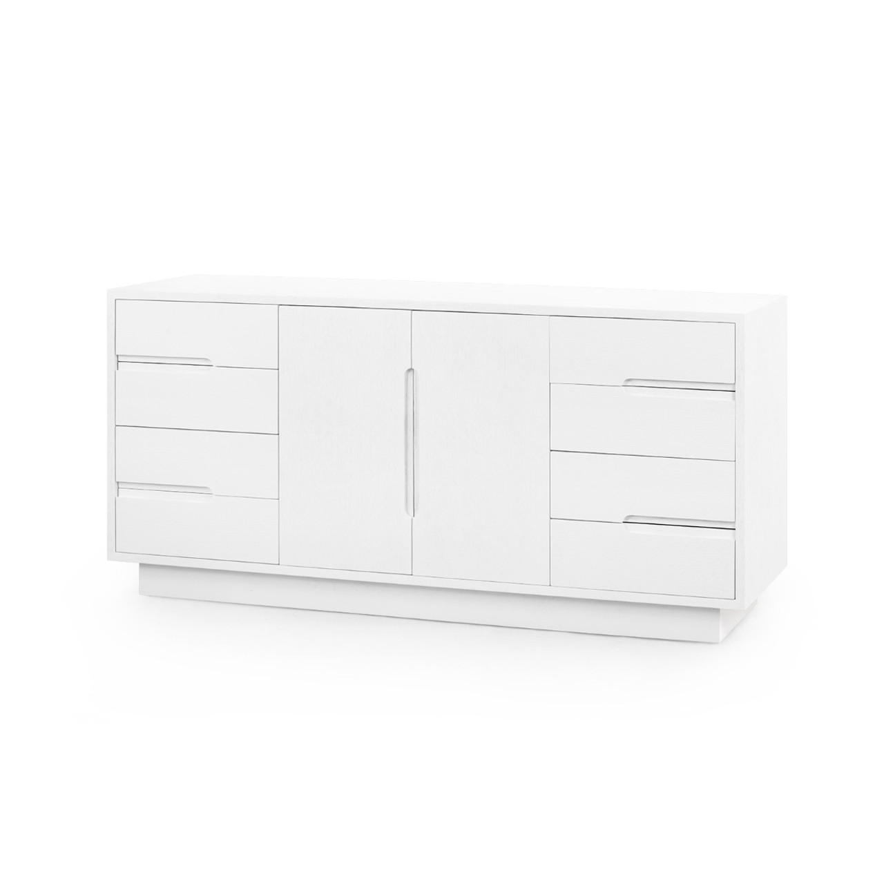 Cora 8-Drawer & 2-Door Cabinet, Soft White