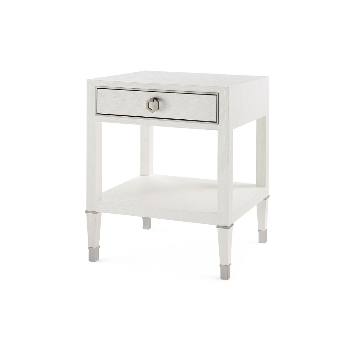 Morris 1-Drawer Side Table, Sand White