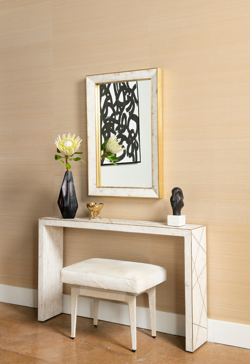 Elgin Console, Alabaster