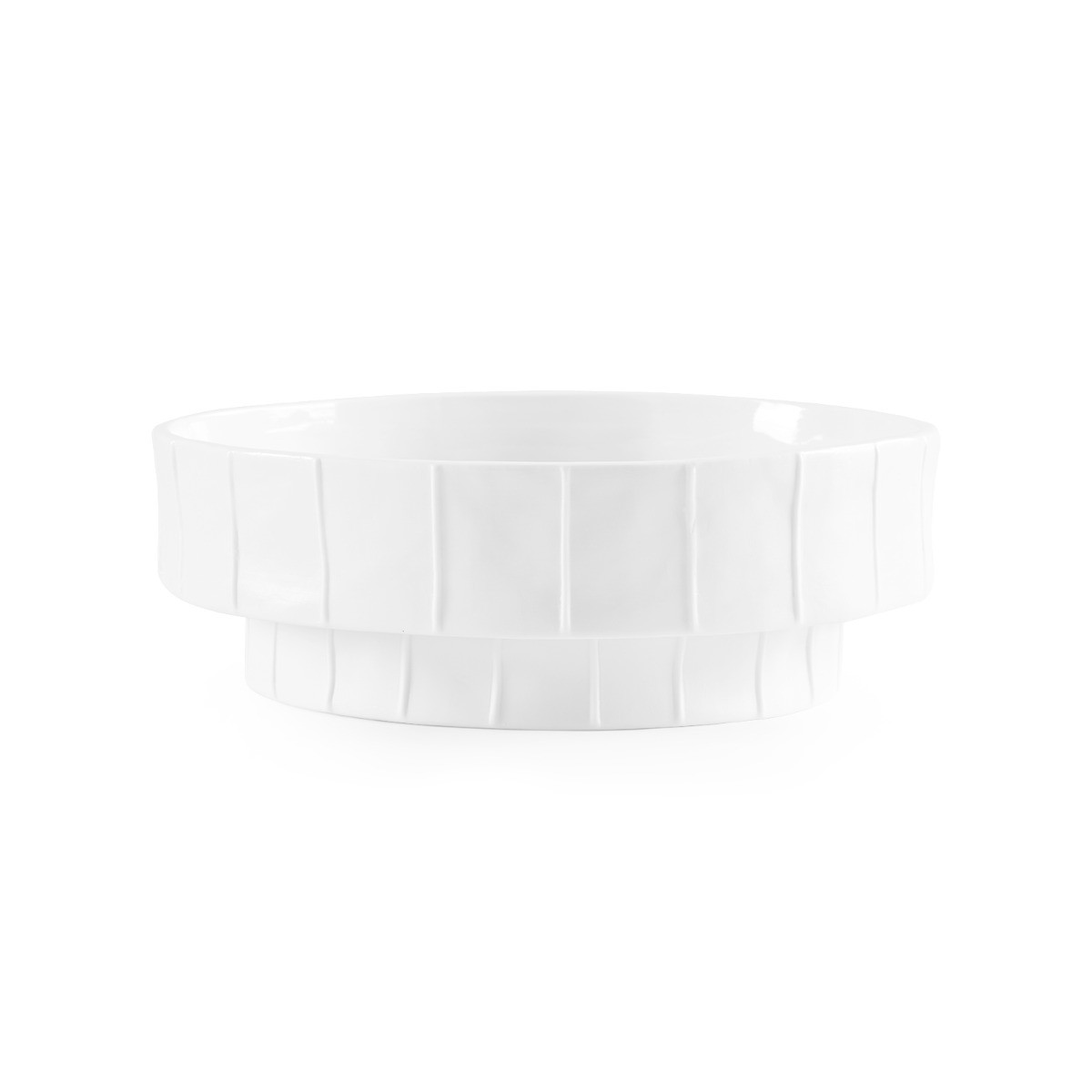 Girasol Large Vase, Blanc de Chine