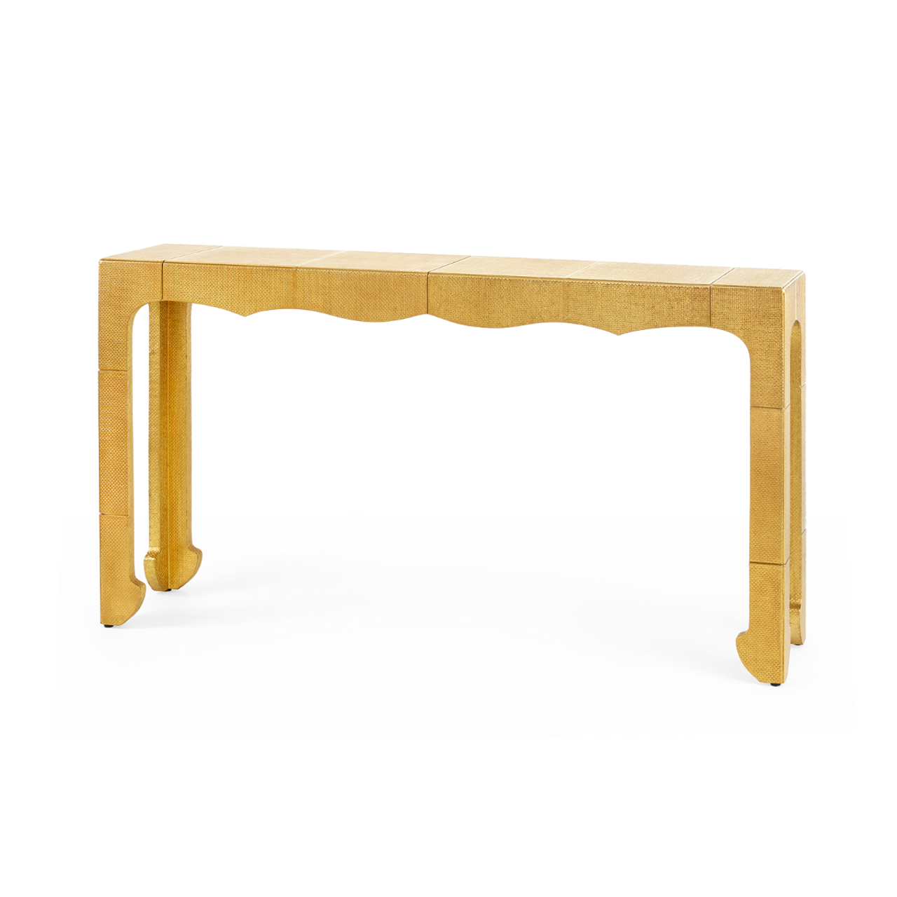 Jaques Console Table, Antique Brass