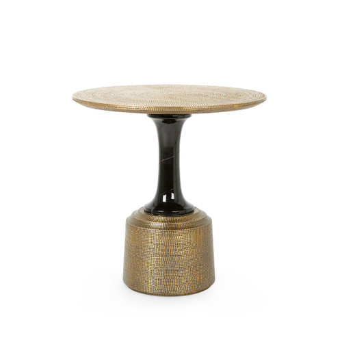 Klein Side Table, Antique Brass