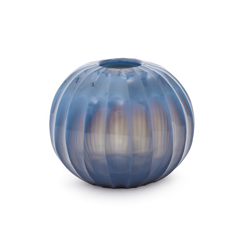 Lida Vase, Indigo Smoke