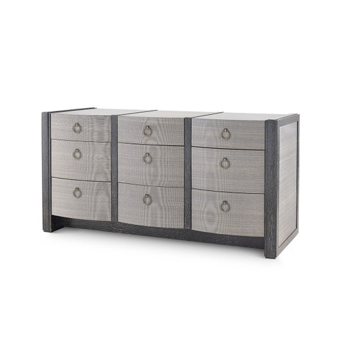 Albert Extra Large 9-Drawer, Ash Gray Shimmer