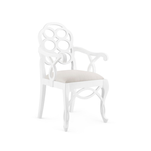 Loop Armchair, Eggshell White