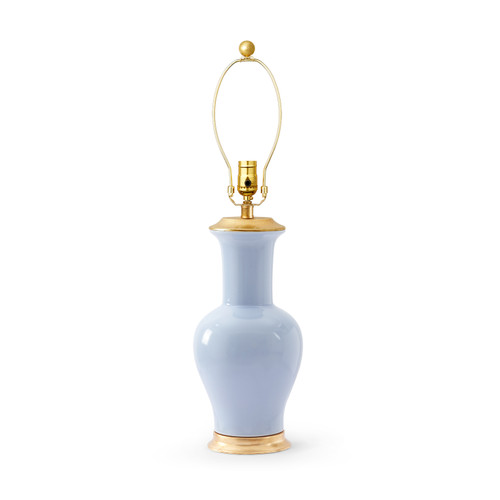 Acacia Lamp Without Shade, Periwinkle Blue
