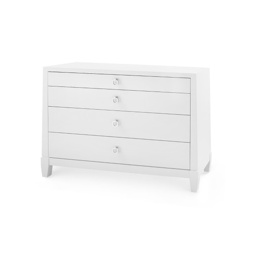 Madison Large 4-Drawer, Chiffon White