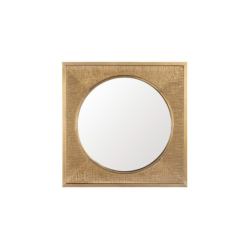 Martina Small Mirror, Antique Brass