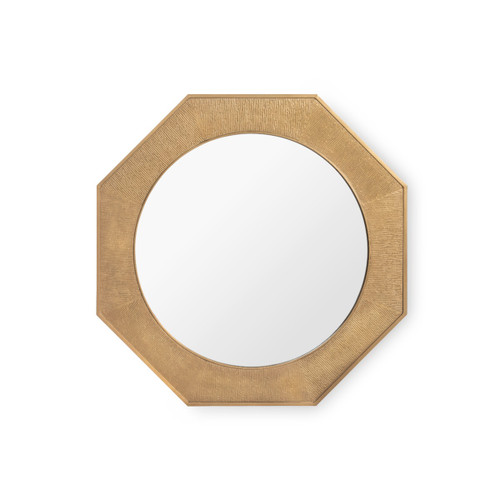 Martina Large Mirror, Antique Brass