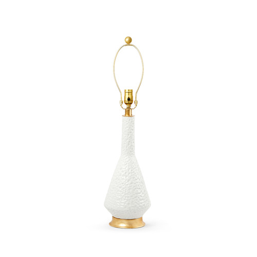 Oporto Medium Lamp Without Shade, Moon White