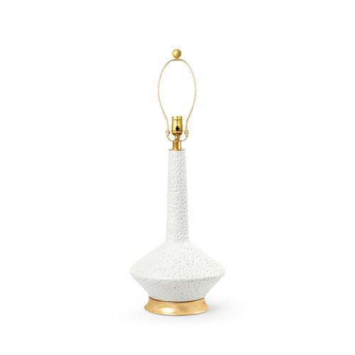 Oporto Tall Lamp Without Shade, Moon White