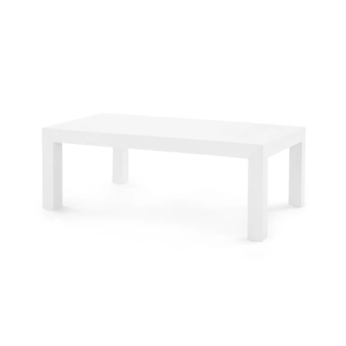 Parsons Coffee Table, Chiffon White
