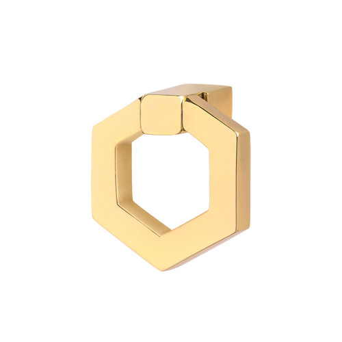 Harper Pull, Polished Brass